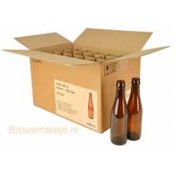 Bierfles Vichy 33 Cl Bruin...