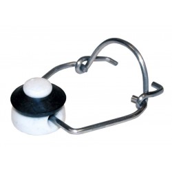 Beugel Wit +dichting Zwart...
