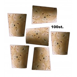 Konische kurk 15 x 18 mm, 100 st.