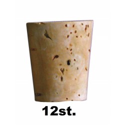 Konische kurk 17 x 20 mm, 12 st.