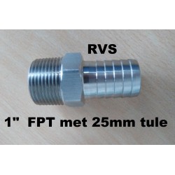 Slangtule met 1"FPT (USA) draadspoed