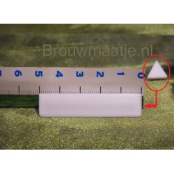 Roervlo driekant 50 x 12mm
