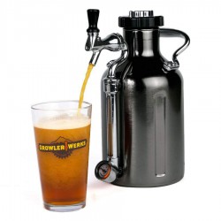 GrowlerWerks uKeg™ 64 zwart chroom - 1,9 l