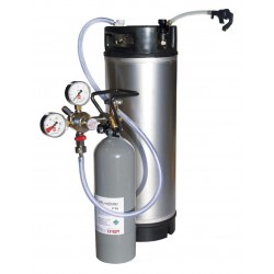 Complete drukvat-set met soda-keg