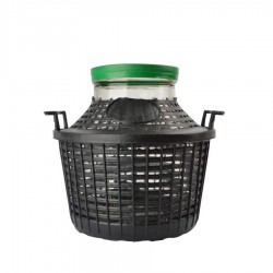 Mandfles 5 l brede opening + plastic stop