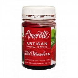 Amoretti - Artisan Natural Flavors - Wilde aardbei 226 g