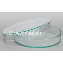 Petrischaal Glas 80x15mm