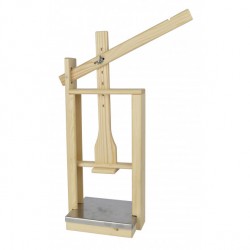 Kaaspers Hout Met Rvs Plaat...
