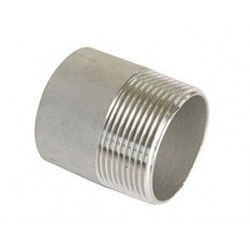 Lasnippel 1" x 40mm RVS