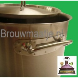 Brouwketel RVS  +/- 198 Ltr